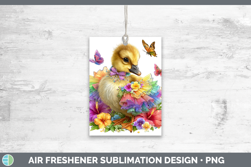 goose-air-freshener-farm-rainbow-summer-sublimation-car-scen