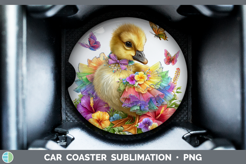 goose-car-coaster-farm-rainbow-summer-sublimation-drink-mat