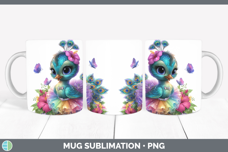 peacock-mug-wrap-farm-rainbow-summer-sublimation-coffee-cup