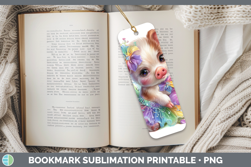 pig-bookmark-farm-rainbow-summer-sublimation-printable-desig