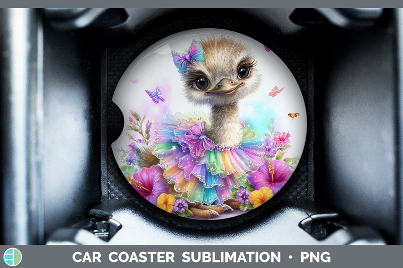 ostrich-car-coaster-farm-rainbow-summer-sublimation-drink-ma