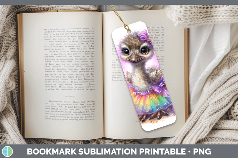 emu-bookmark-farm-rainbow-summer-sublimation-printable-desig