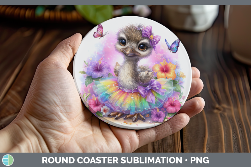 emu-round-coaster-farm-rainbow-summer-sublimation-coaster-de