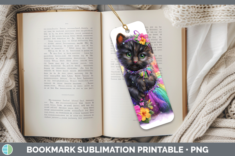black-panther-bookmark-wild-cats-rainbow-summer-sublimation