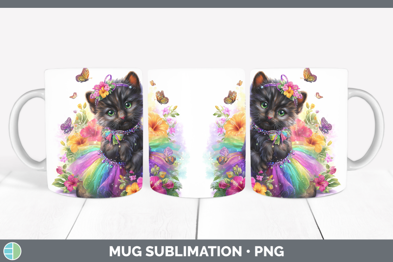 black-panther-mug-wrap-wild-cats-rainbow-summer-sublimation
