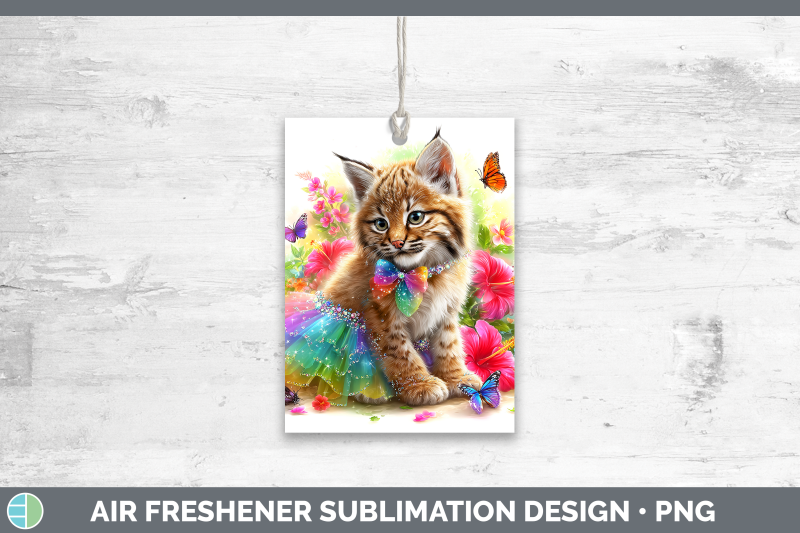 bobcat-air-freshener-wild-cats-rainbow-summer-sublimation-ca