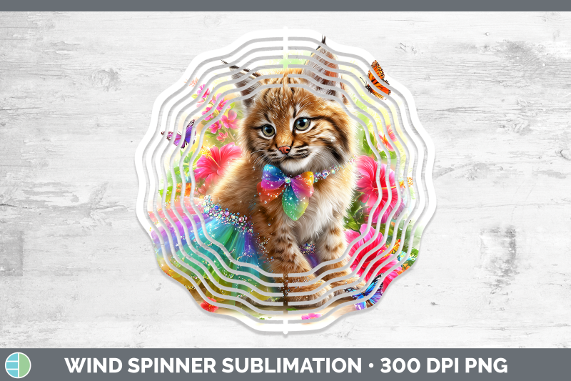 bobcat-wind-spinner-wild-cats-rainbow-summer-sublimation-spi