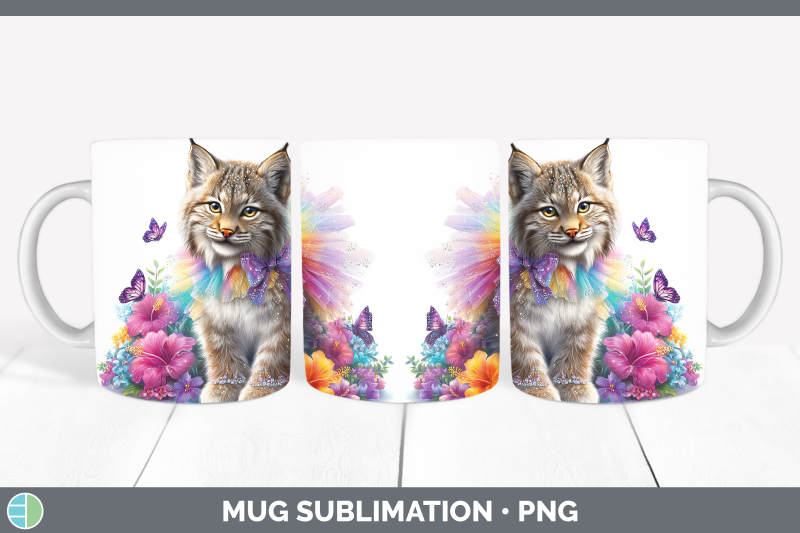 canada-lynx-mug-wrap-wild-cats-rainbow-summer-sublimation-co