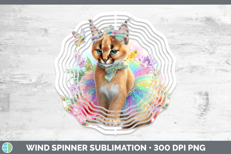 caracal-wind-spinner-wild-cats-rainbow-summer-sublimation-sp