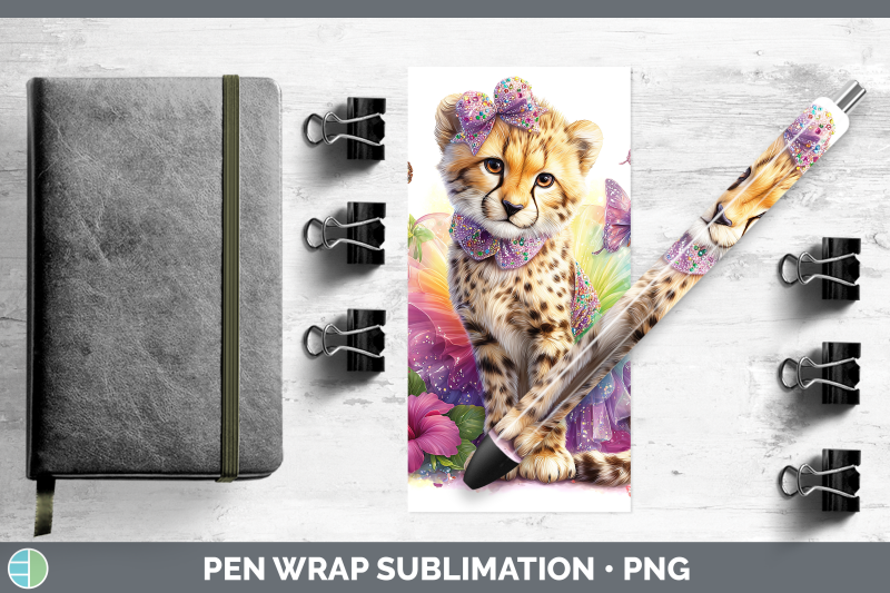 cheetah-pen-wrap-wild-cats-rainbow-summer-sublimation-pen-de