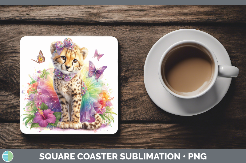 cheetah-square-coaster-wild-cats-rainbow-summer-sublimation