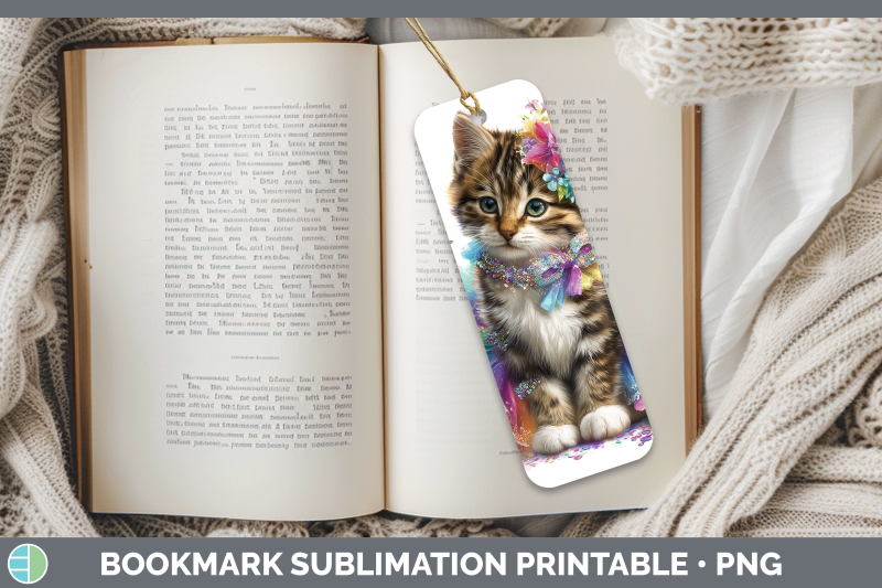 european-wildcat-bookmark-wild-cats-rainbow-summer-sublimati