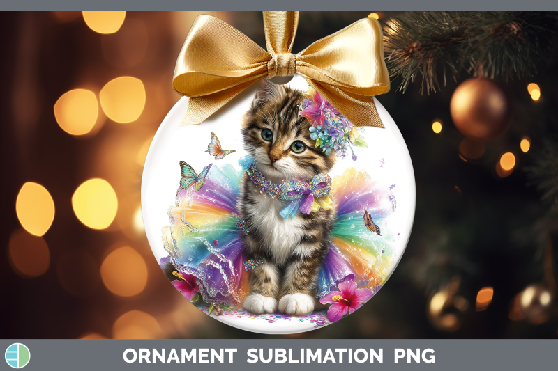 european-wildcat-ornament-wild-cats-rainbow-summer-sublimati