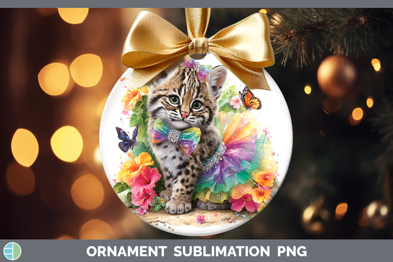geoffroys-cat-ornament-wild-cats-rainbow-summer-sublimation