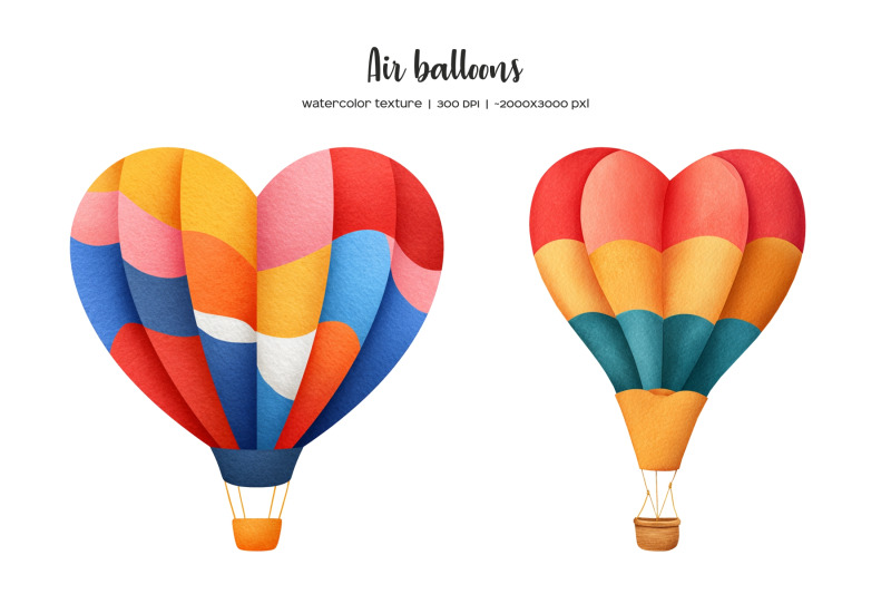 watercolor-heart-air-balloon-clipart-colorful-heart-shape-air-balloon