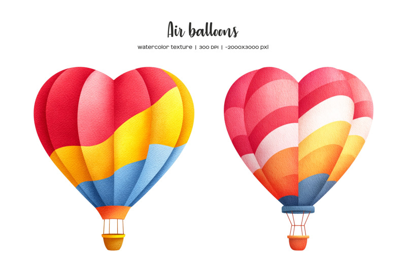 watercolor-heart-air-balloon-clipart-colorful-heart-shape-air-balloon