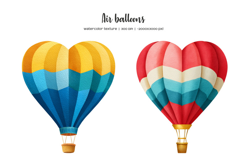 watercolor-heart-air-balloon-clipart-colorful-heart-shape-air-balloon