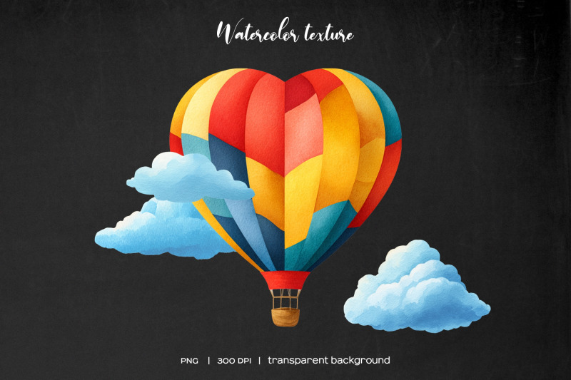 watercolor-heart-air-balloon-clipart-colorful-heart-shape-air-balloon