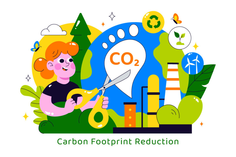10-carbon-footprint-reduction-illustration