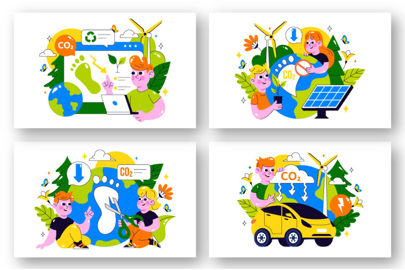 10-carbon-footprint-reduction-illustration