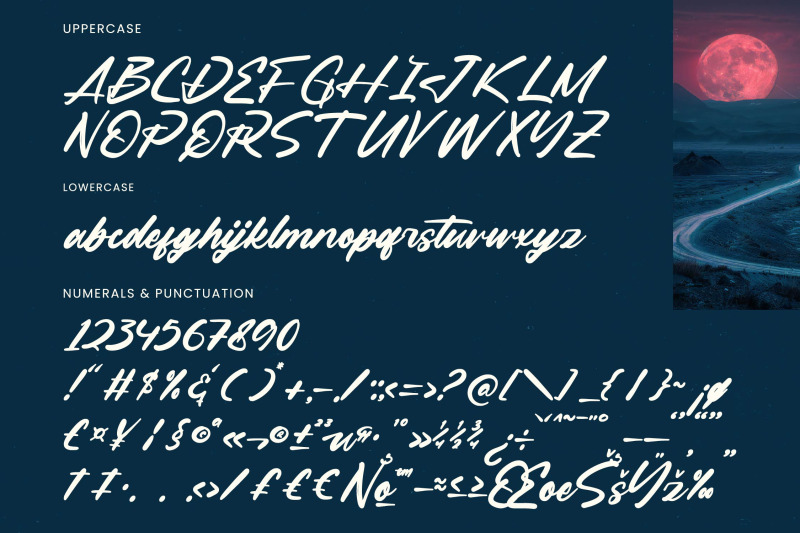 mountain-silent-modern-brush-font