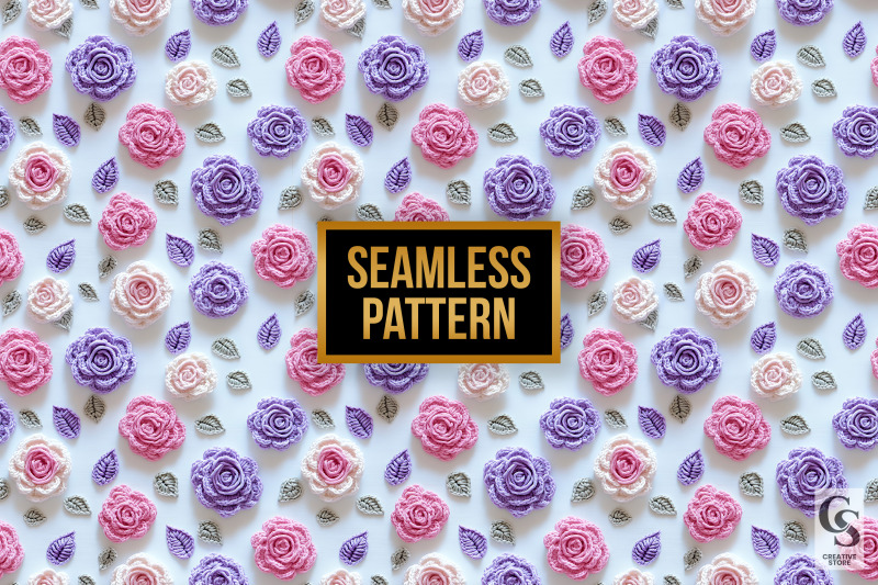 pink-and-purple-crochet-rose-floral-pattern