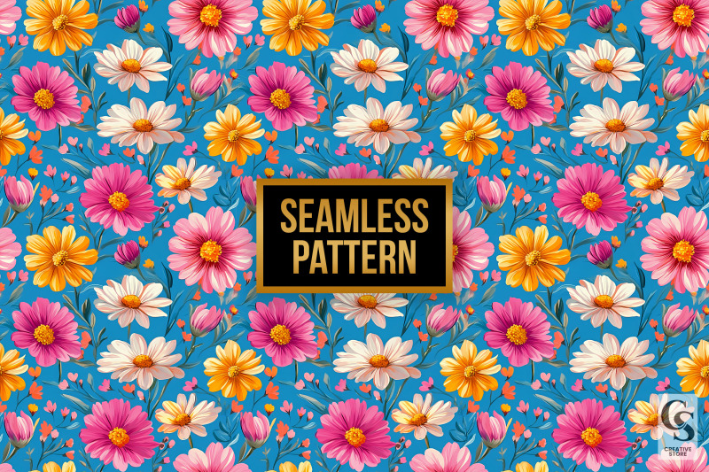pink-and-teal-summer-watercolor-floral-pattern