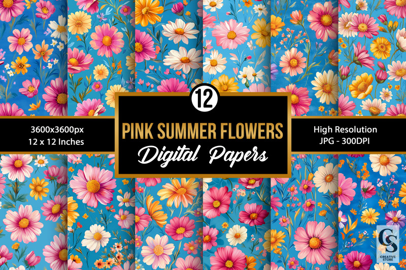 pink-and-teal-summer-watercolor-floral-pattern