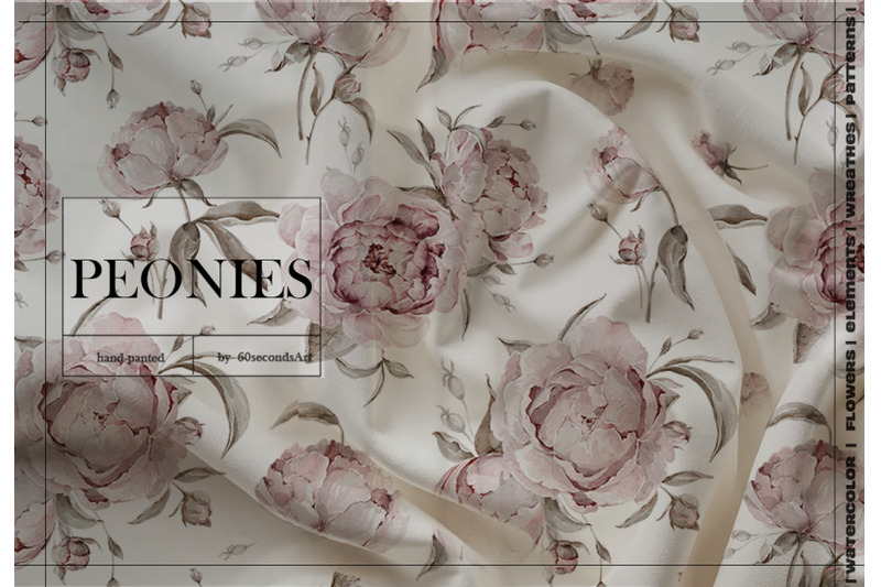 watercolor-peonies-flowers-patterns