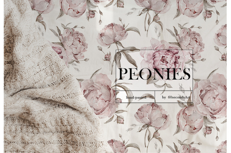 watercolor-peonies-flowers-patterns