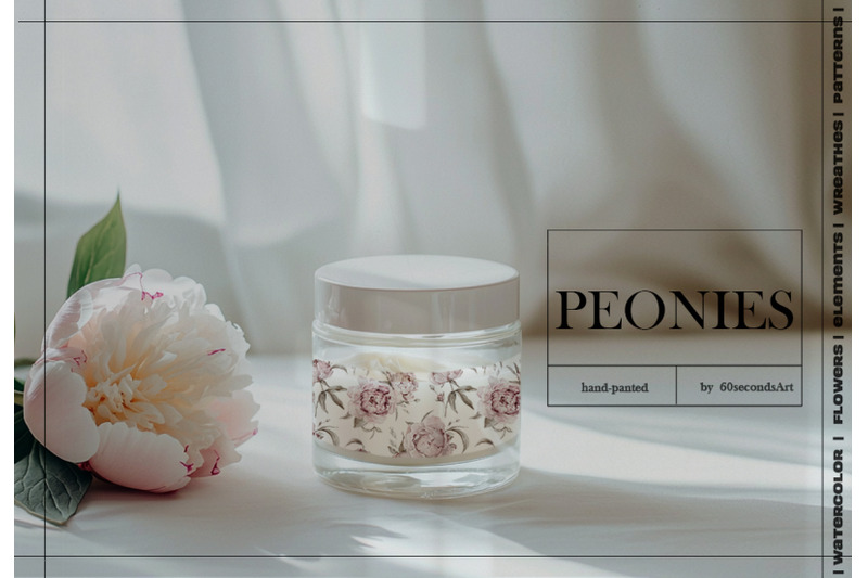 watercolor-peonies-flowers-patterns