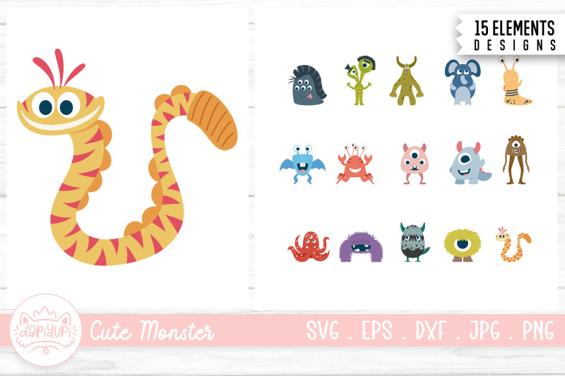 cute-cartoon-monsters-clipart-bundle