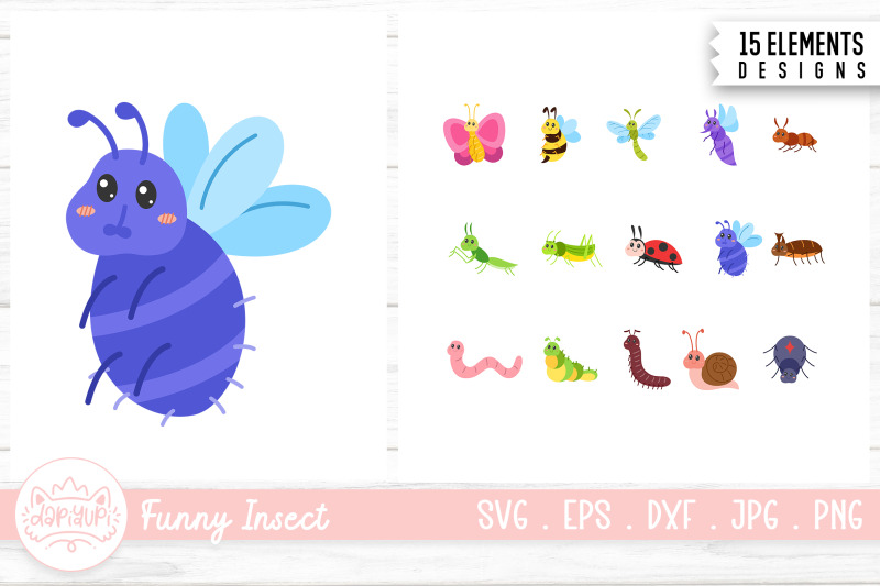cute-and-funny-insect-cartoon-illustration-bundle