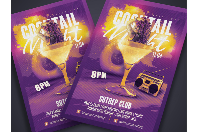 cocktail-night-party-flyer