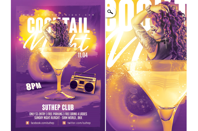 cocktail-night-party-flyer