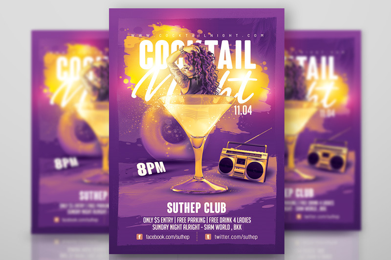 cocktail-night-party-flyer