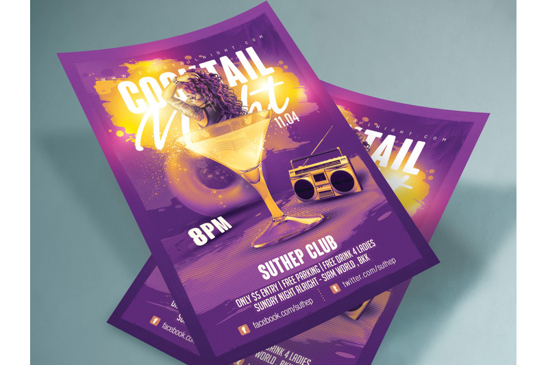 cocktail-night-party-flyer