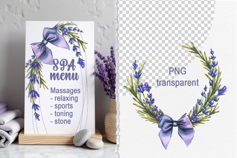 lavender-spa-watercolor-set
