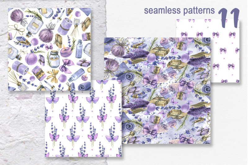 lavender-spa-watercolor-set