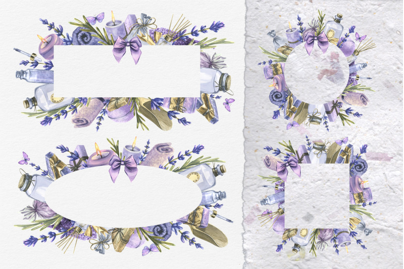 lavender-spa-watercolor-set