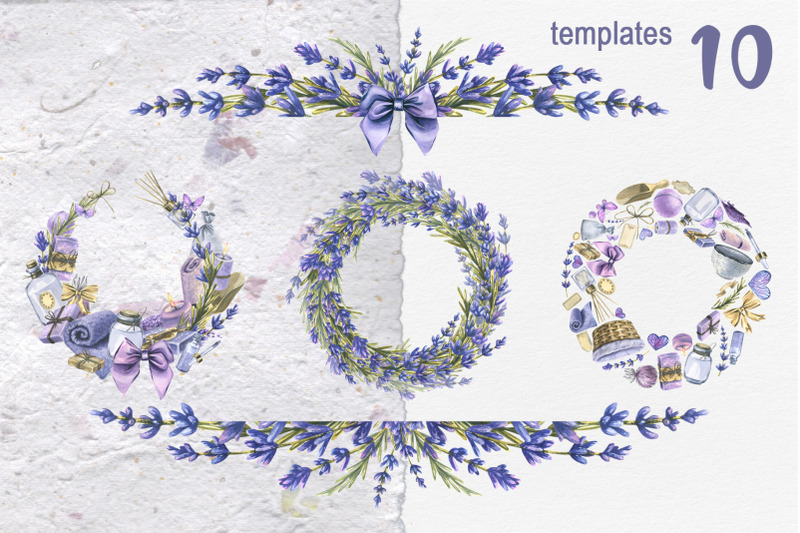 lavender-spa-watercolor-set