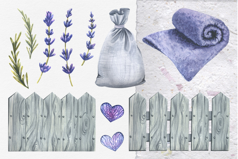 lavender-spa-watercolor-set