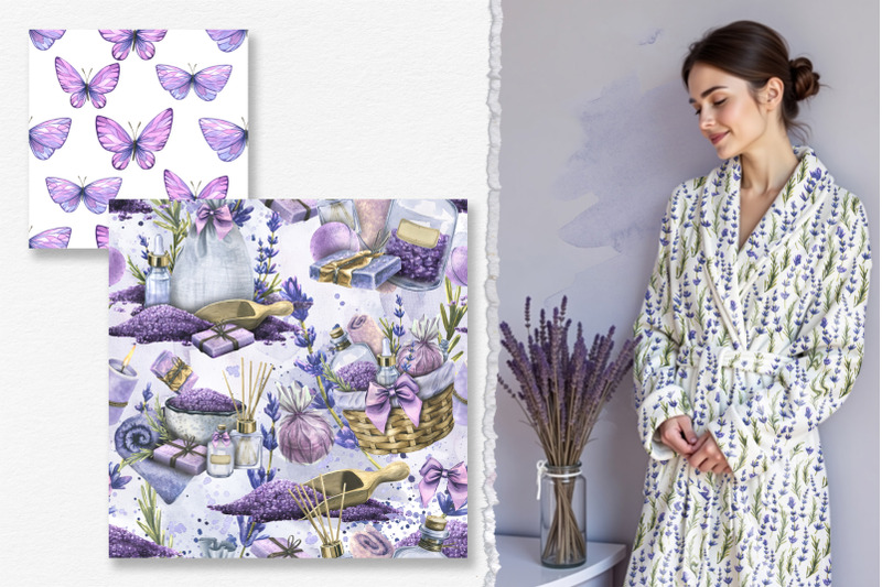 lavender-spa-watercolor-set