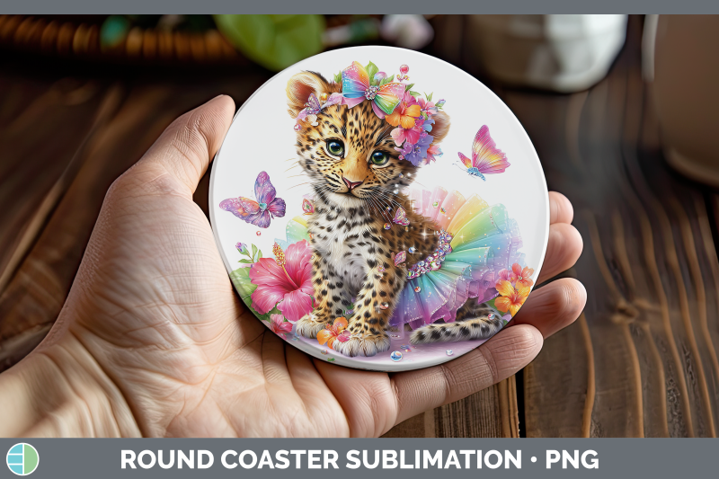 leopard-round-coaster-wild-cats-rainbow-summer-sublimation-c