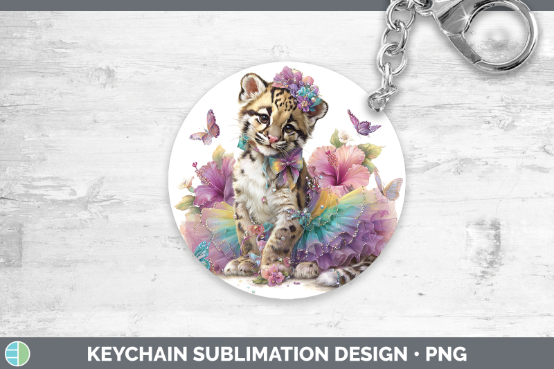 leopard-clouded-keychain-wild-cats-rainbow-summer-sublimatio
