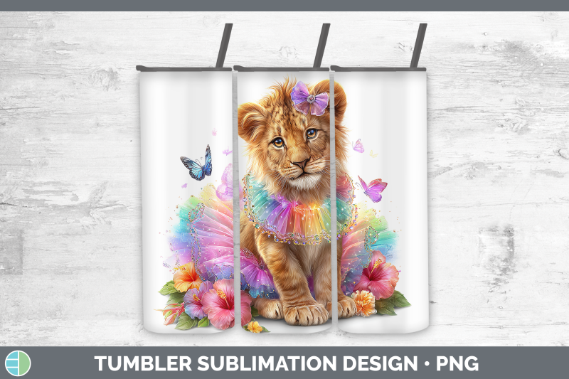 lion-tumbler-wild-cats-rainbow-summer-sublimation-20-oz-skin