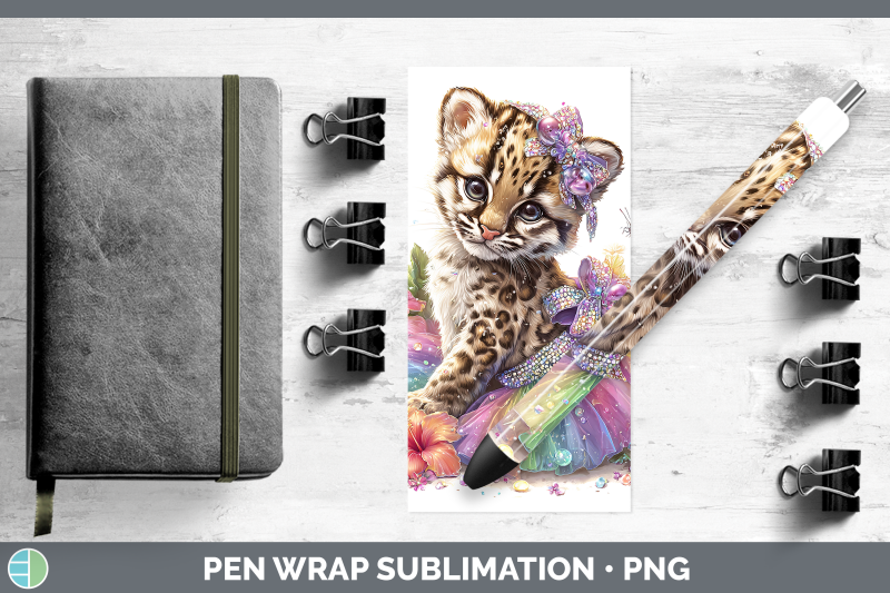 ocelot-pen-wrap-wild-cats-rainbow-summer-sublimation-pen-des