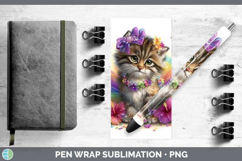 pallas-cat-pen-wrap-wild-cats-rainbow-summer-sublimation-pen