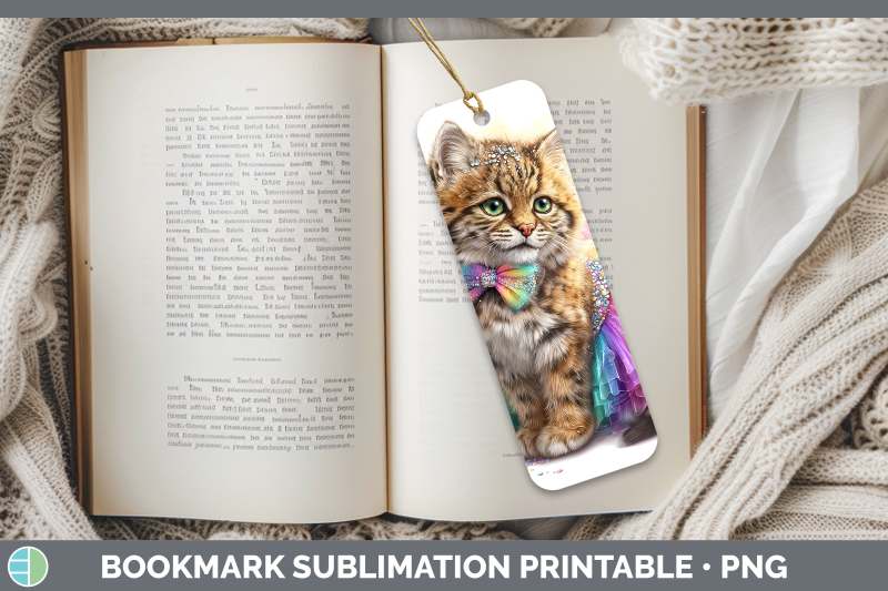 pampas-cat-bookmark-wild-cats-rainbow-summer-sublimation-pri