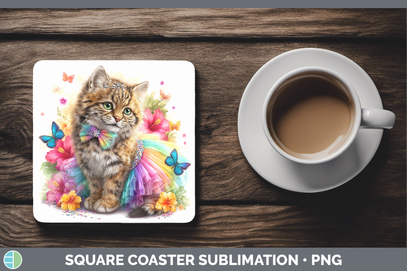 pampas-cat-square-coaster-wild-cats-rainbow-summer-sublimati